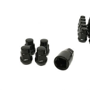 14x1.5MM COYOTE BLACK WHEEL LUGS / LOCKS - Project 6GR