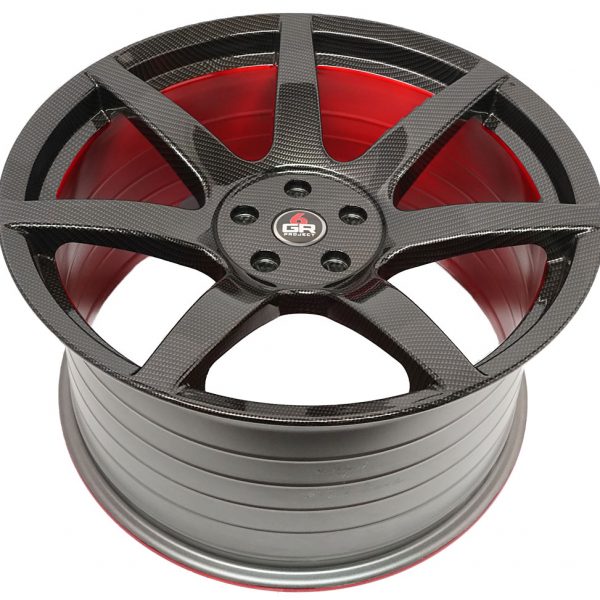 CARBON FIBER HYDRO DIP / BRUSHED RED BARREL CUSTOM FINISH PROJECT 6GR