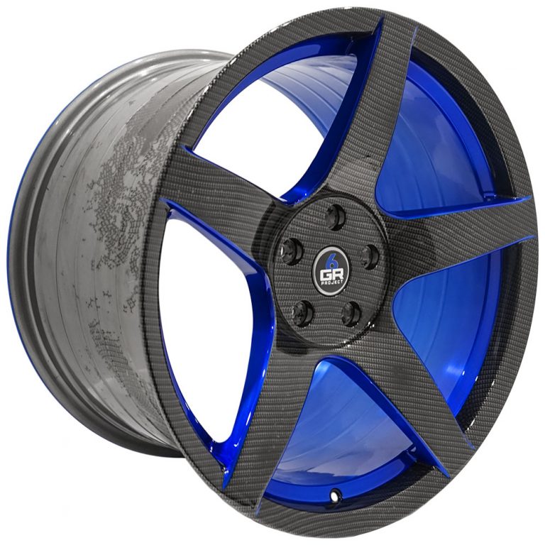 LA BLUE / CARBON FIBER HYDRO DIP CUSTOM FINISH PROJECT 6GR Project 6GR