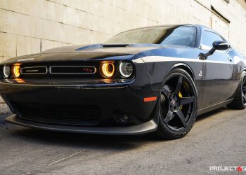 Fitment for Dodge Challenger and Charger Project 6GR 5-FIVE wheels in Gloss Black, Scat Pack, Hellcat, 392