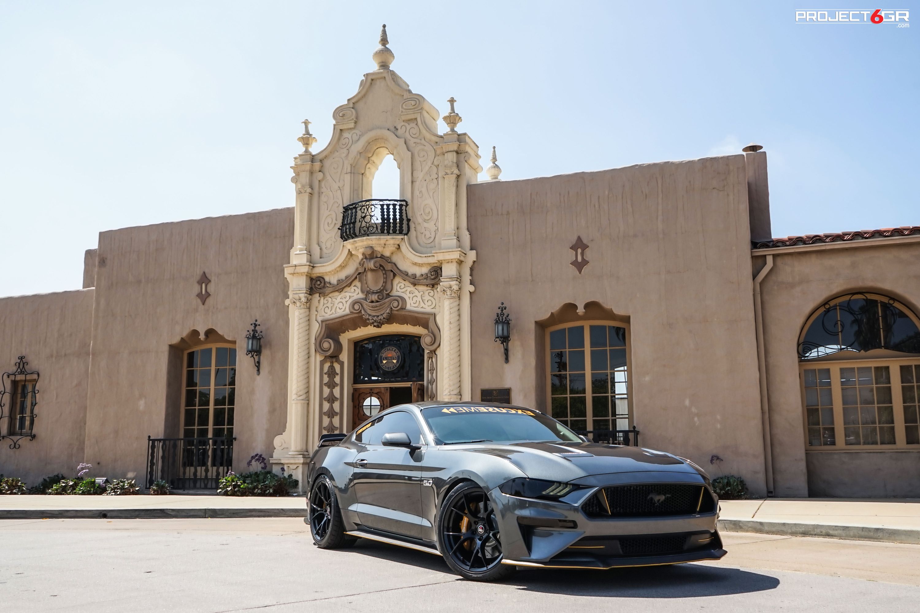 Grey Mustang GT gets a new color combo sporting Project 6GR 10