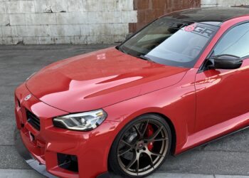 BMW G87 M2 custom tailored wheel fitment with the Project 6GR-10