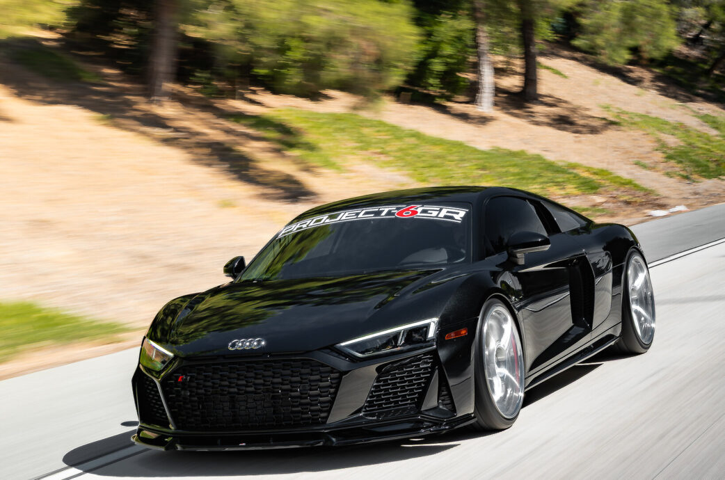Audi R8 V10 getting fitted with Project 6GR-10L forged 2-piece