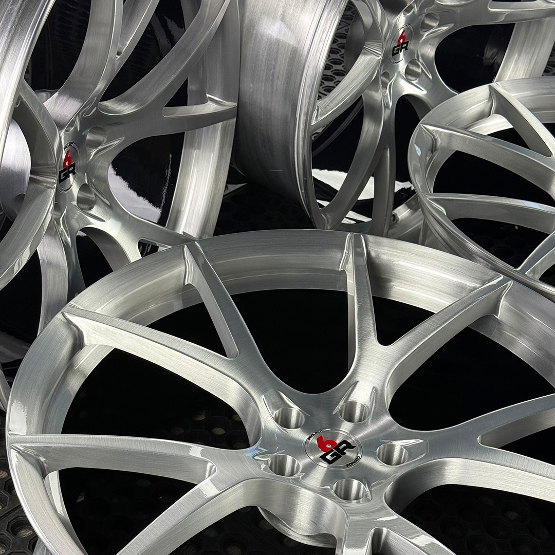 22 inch spun forged ten in brushed aluminum with gloss black barrels for g11 and g70 bmw 7 series