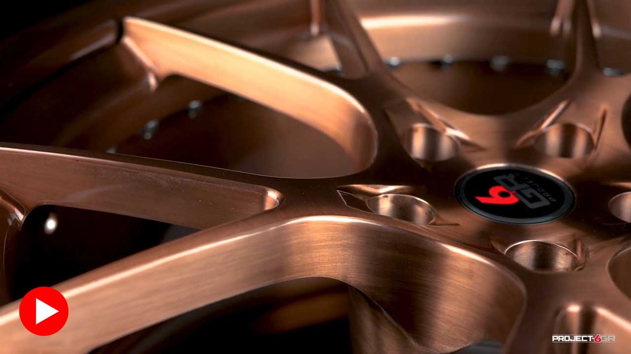 3-piece forged design brushed candy copper finish