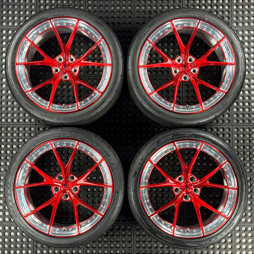 project 6gr inventory special 20 inch ten r brushed candy apple red