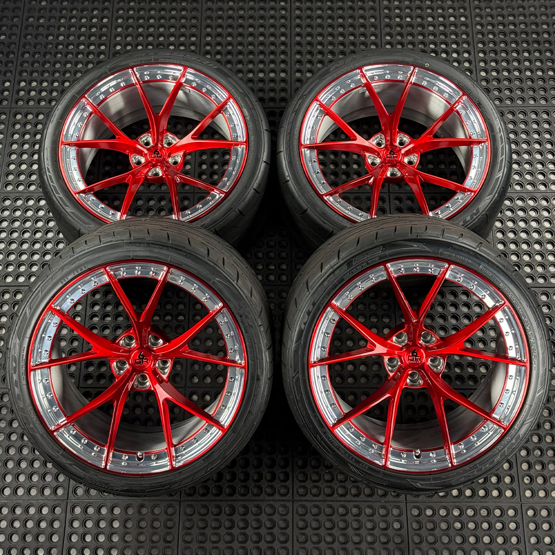 project 6gr inventory special 20 inch ten r brushed candy apple red