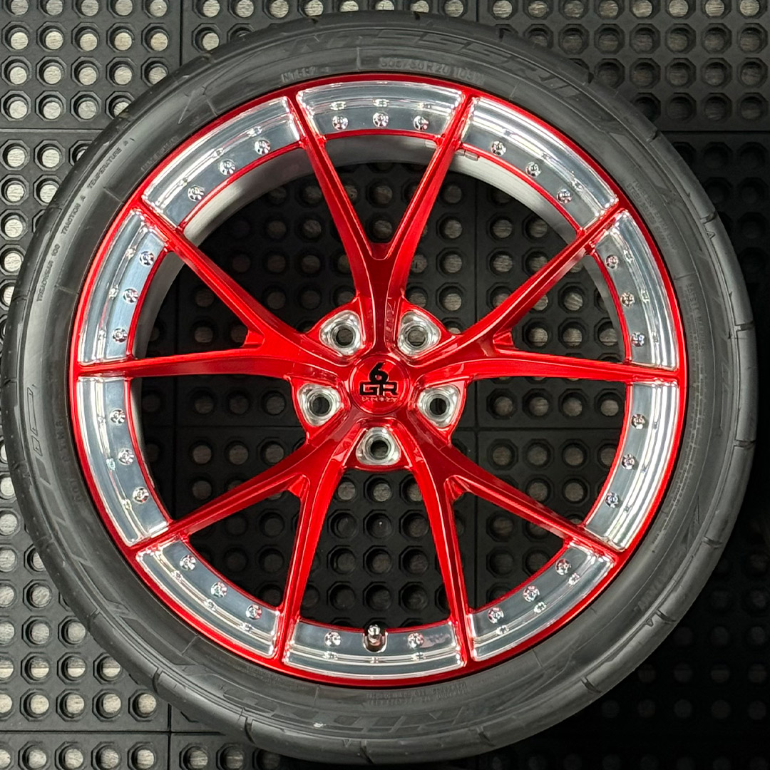 project 6gr inventory special 20 inch ten r brushed candy apple red