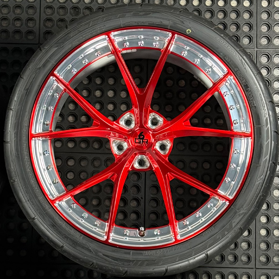 project 6gr inventory special 20 inch ten r brushed candy apple red