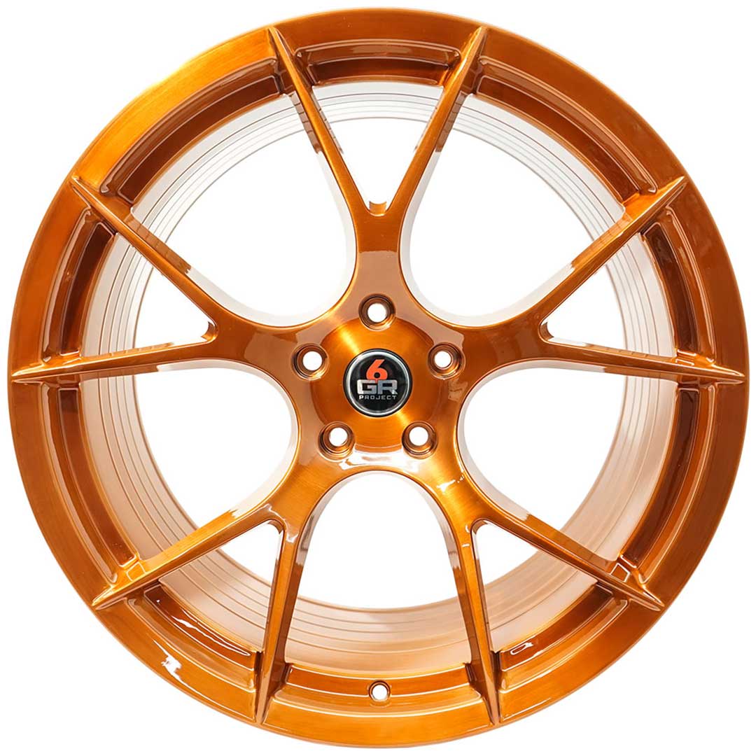 project 6gr custom finish brushed candy copper