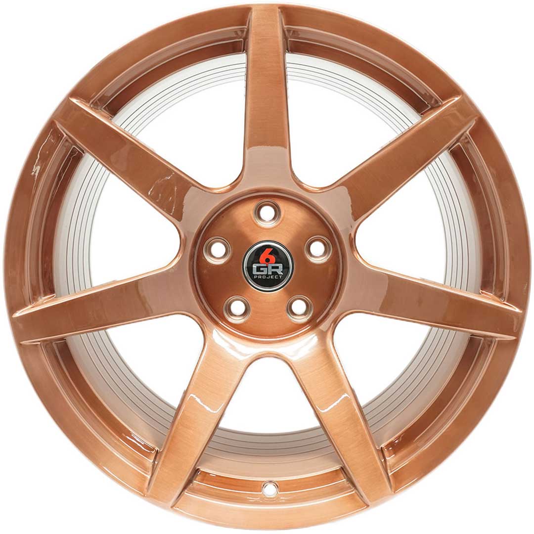 project 6gr custom finish brushed candy rose copper