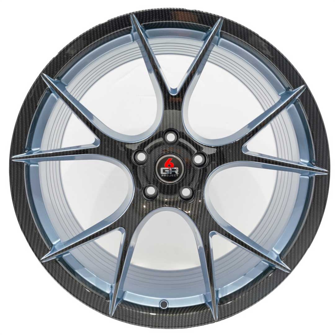 project 6gr custom finish carbon fiber hydro dip with brittany blue barrel