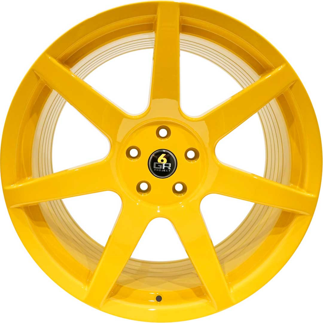 project 6gr custom finish gloss laker yellow