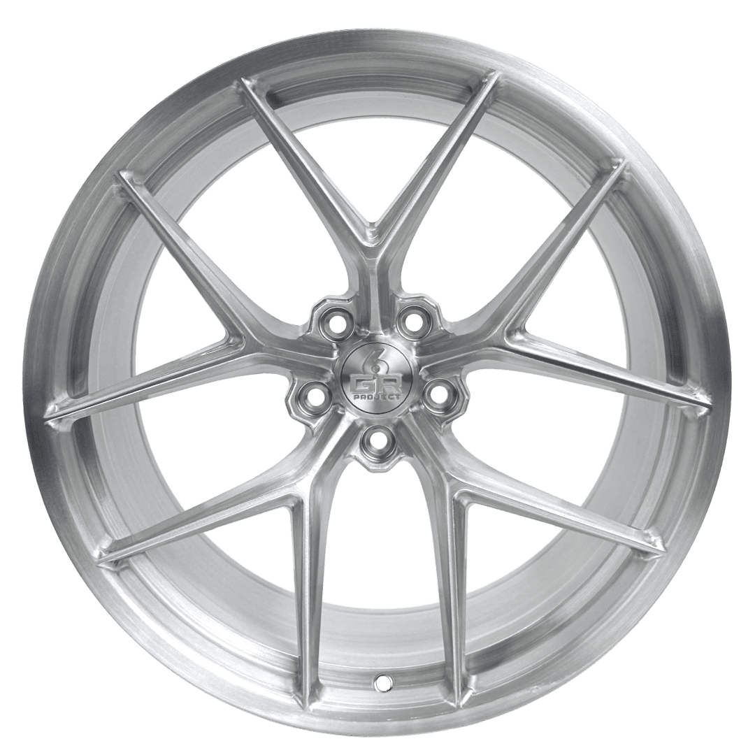 hand brushed aluminum project 6gr q60 forged monoblock