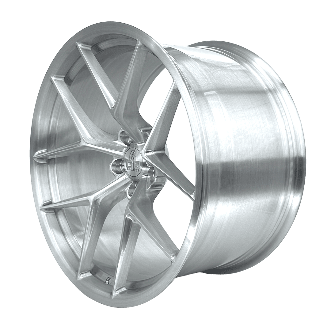 hand brushed aluminum project 6gr q60 forged monoblock