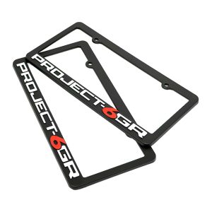project 6gr license plate frame