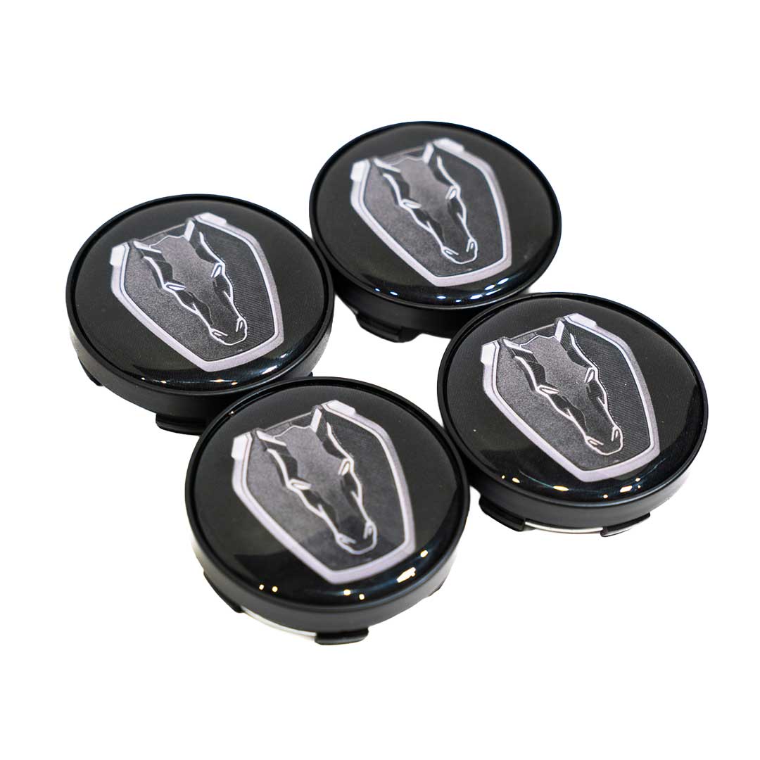 project 6gr s650 mustang dark horse 52mm center caps