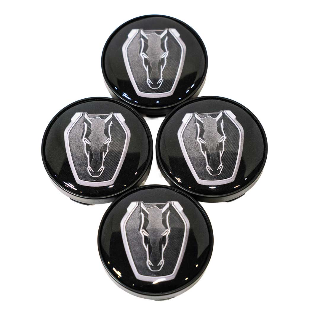 project 6gr s650 mustang dark horse 52mm center caps