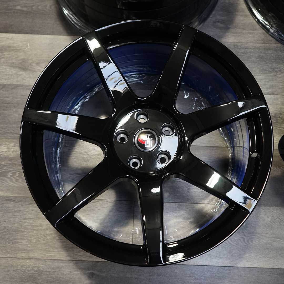 project 6gr seven spun forged gloss black blue inventory special