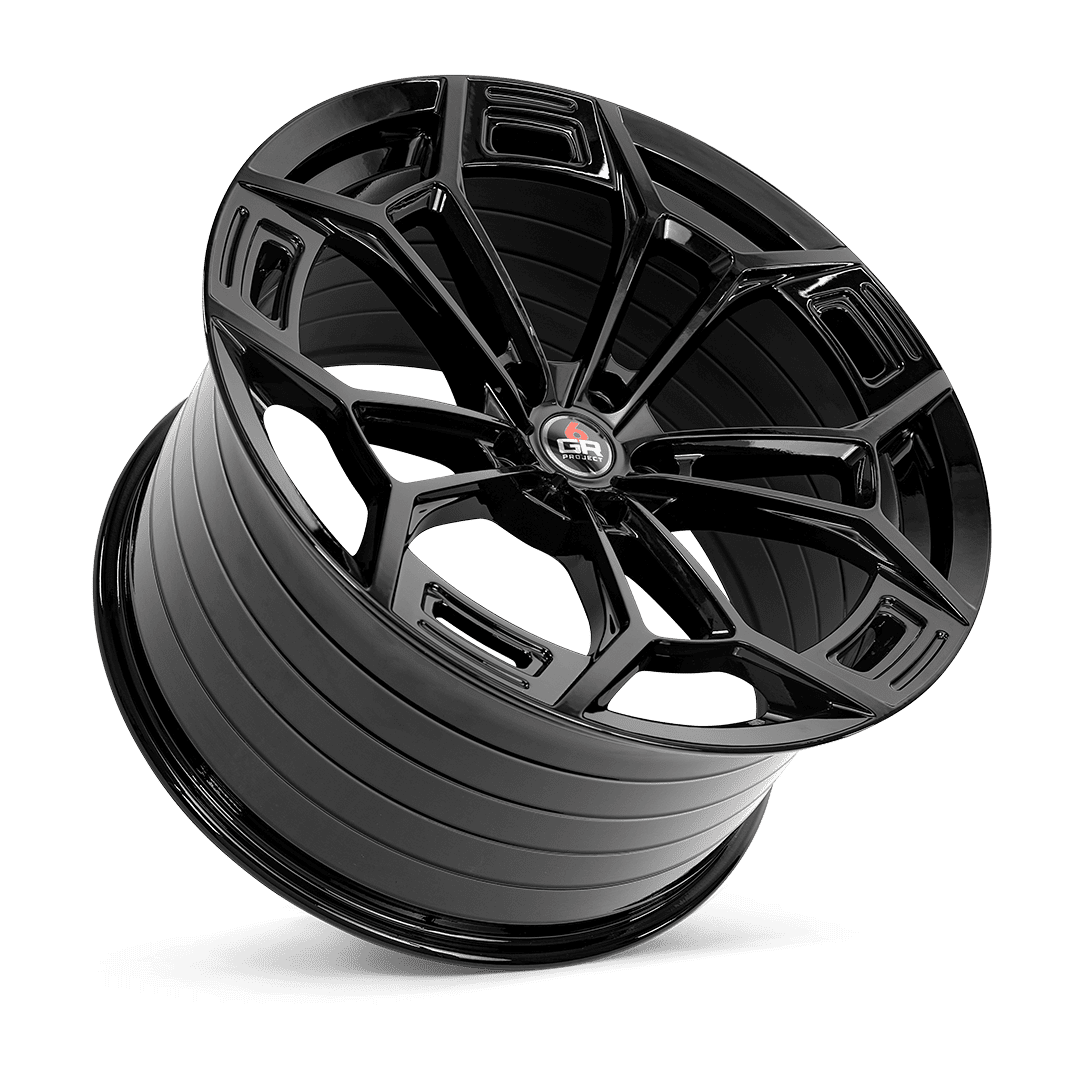 project 6gr ten d spun forged wheel gloss black tilt