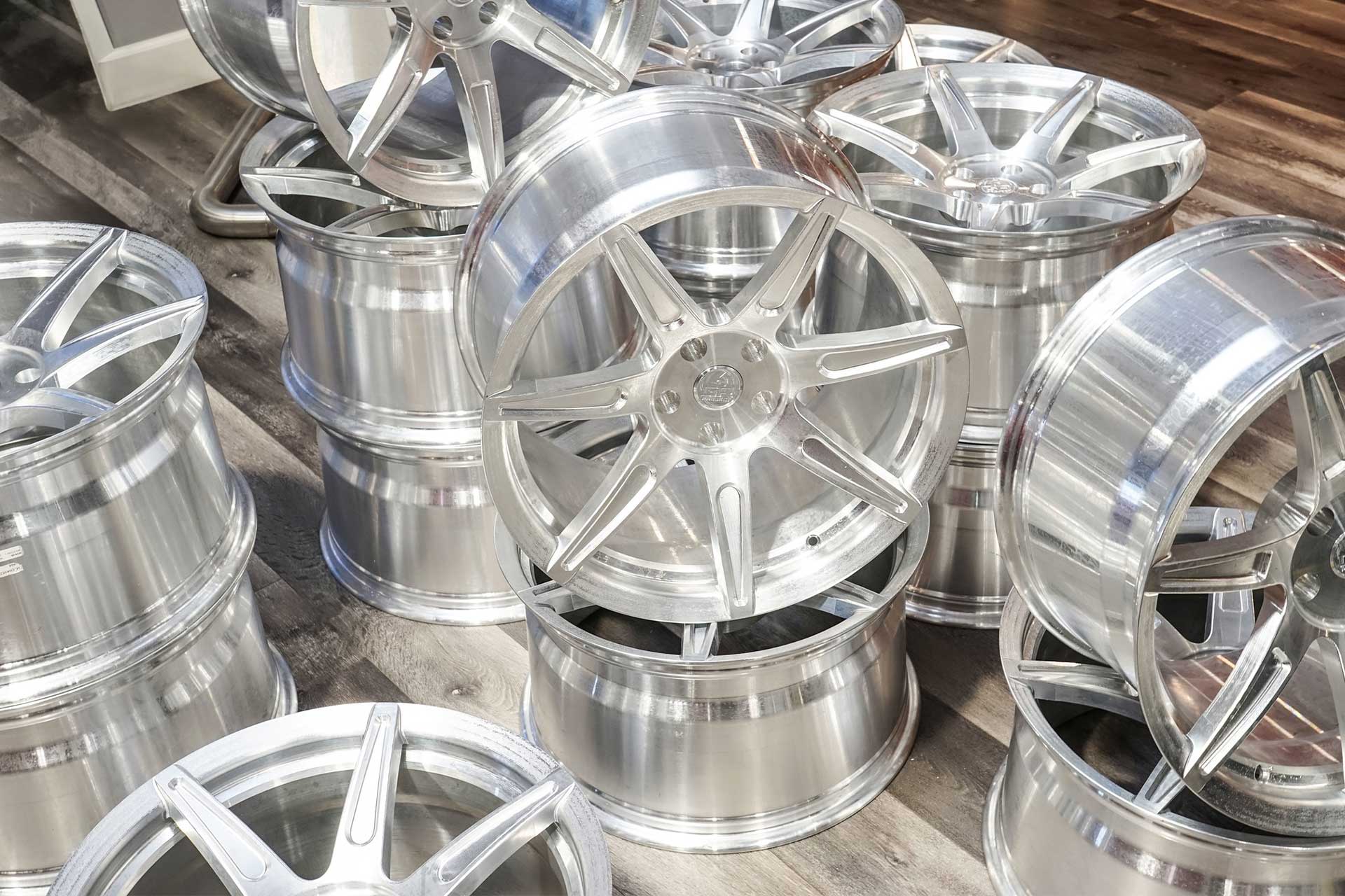 project 6gr raw aluminum seven v2 wheels